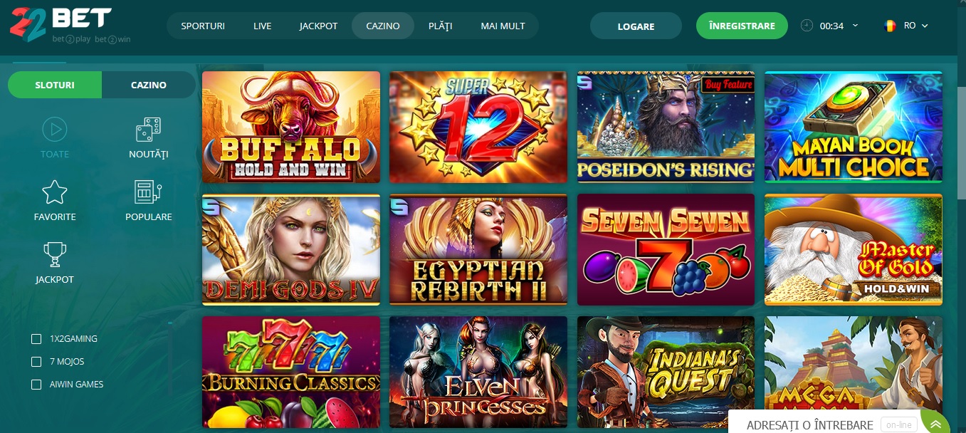 Cele mai bune 10 exemple de online casinos 